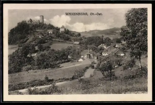 AK Oberneukirchen im Mühlviertel, Ort mit Ruine Waxenberg