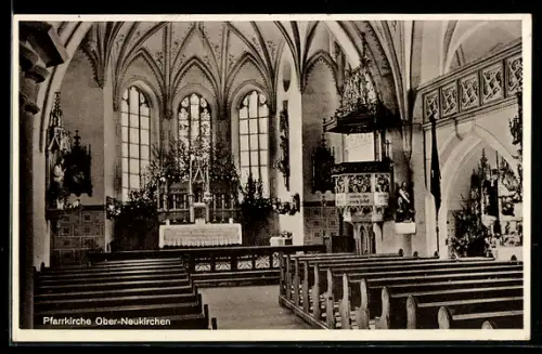AK Ober-Neukirchen, Pfarrkirche, Innenansicht