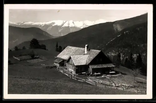 AK Bad Ischl, Gasthaus auf der Hoisenradalpe