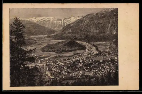 AK Bad Ischl, Salzkammergut, Teilansicht