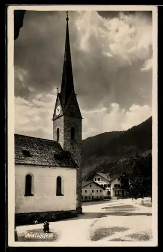 AK Maishofen, Ortspartie an der Kirche