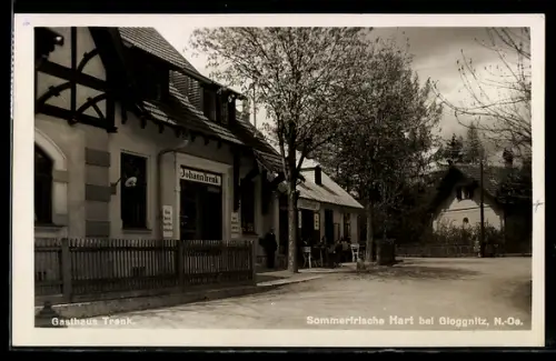 AK Hart bei Gloggnitz, Gasthaus Trenk von Johann Trenk
