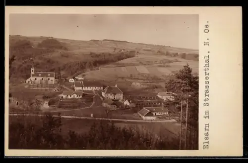 AK Elsarn im Strasserthal, Ortsansicht aus der Vogelschau