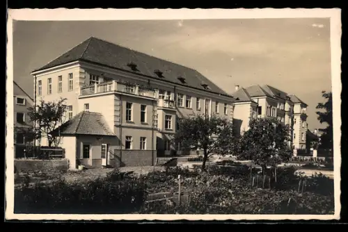 Foto-AK Braunau am Inn, Partie im Ort