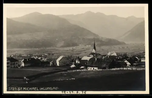 AK St. Michael im Lungau, Panorama mit Kirche