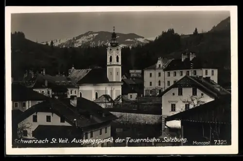 AK Schwarzach /Salzburg, Ausgangspunkt der Tauernbahn