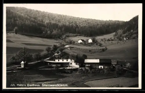 AK Steinwandklamm, Gasthaus Joh. Hahn