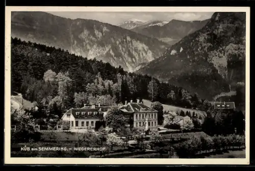 AK Küb am Semmering, Wegererhof