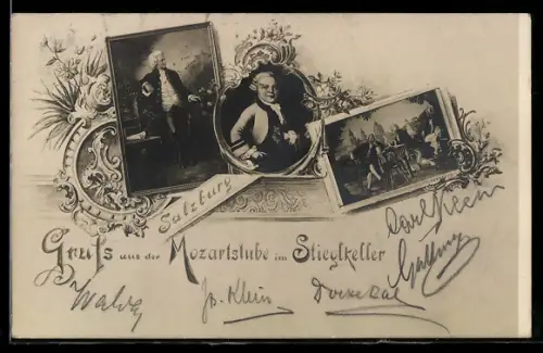 AK Salzburg, Mozartstube im Stieglkeller