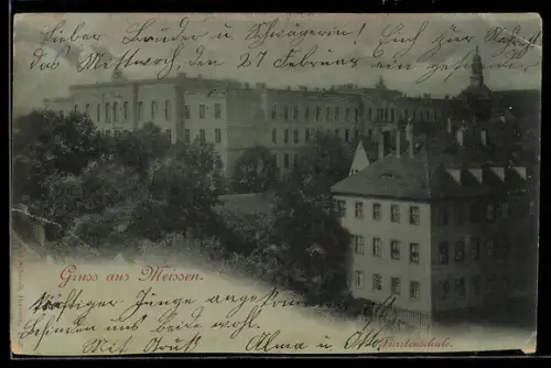 Mondschein-AK Meissen, Fürstenschule