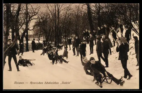 AK Meissen, Afranisches Schülerleben, Rodeln