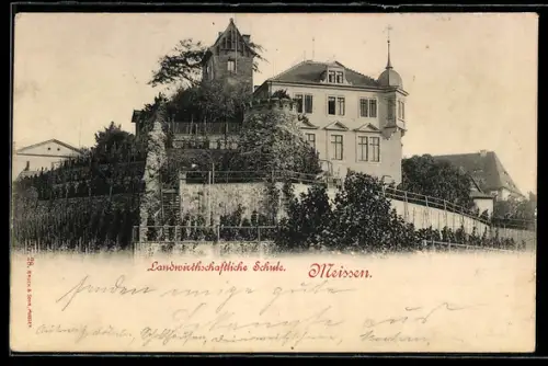 AK Meissen / Elbe, Landwirtschaftliche Schule
