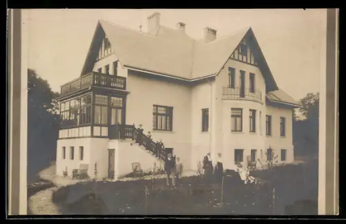 Foto-AK Thalheim b. Wels, Schauersberg Villa