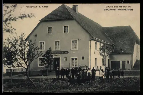 AK Oberwiehl, Gasthof z. Adler, Inh. Karl Denz