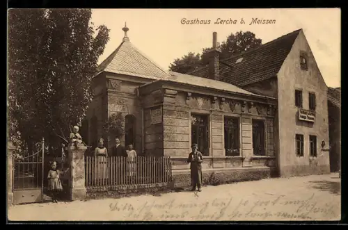 AK Meissen, Gasthaus Lercha von Adolph Thomas