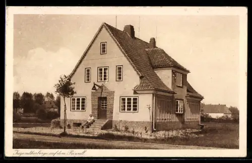 AK Travemünde-Priwall, Ansicht der Jugendherberge