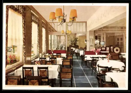 AK Travemünde, Hotel-Restaurant Seestern, Speisesaal