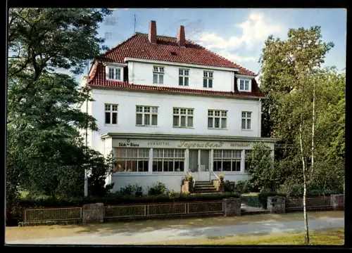 AK Travemünde-Priwall, Kurhotel Feyerabend, Aussenansicht