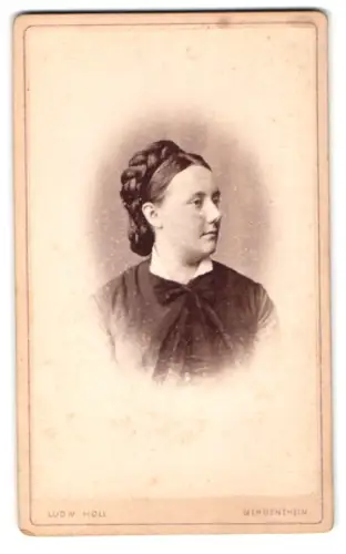 Fotografie Ludw. Holl, Mergentheim, Portrait einer Dame