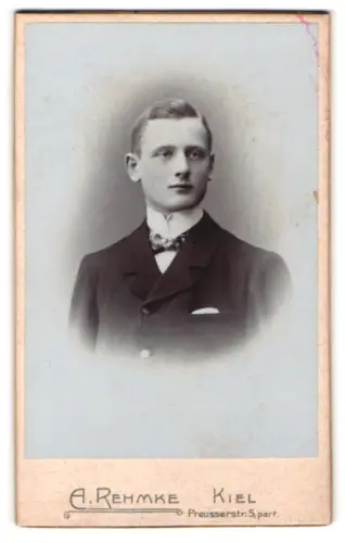 Fotografie A. Rehmke, Kiel, Preusserstr. 5, Porträt des Herrn H. Wandschneider aus Kiel
