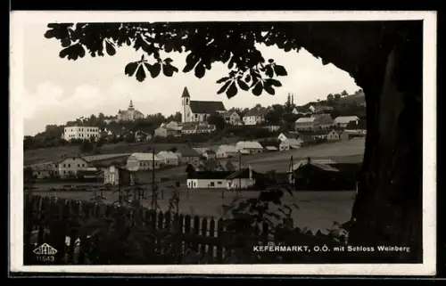 AK Kefermarkt /O.Ö., Ort mit Schloss Weinberg