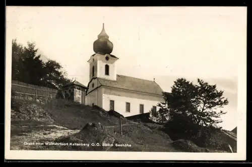 AK Kaltenberg /O. Ö., An der Kirche