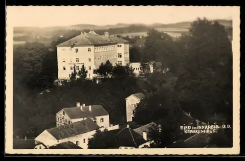 AK Ried im Innkreis, Blick auf das Krankenhaus