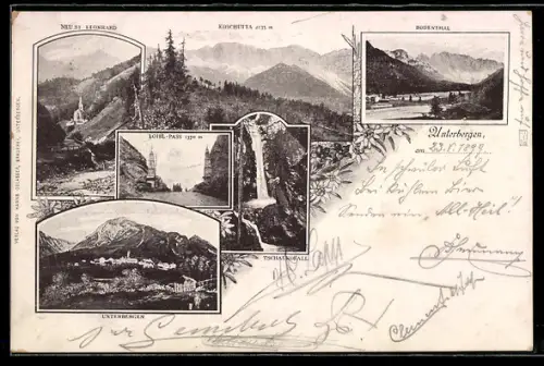AK Ferlach, Unterbergen, Neu St. Leonhard, Koschutta, Bodenthal