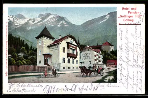 AK Golling, Hotel und Pension Gollinger Hof mit Dependance