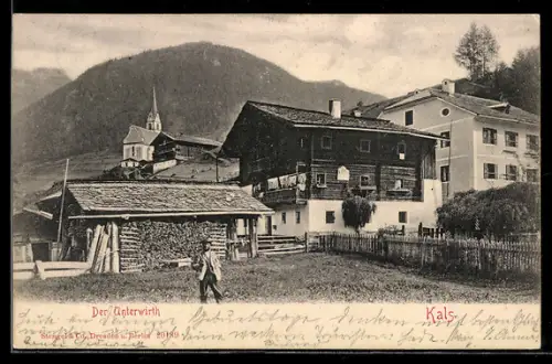 AK Kals, Gasthaus Unterwirt