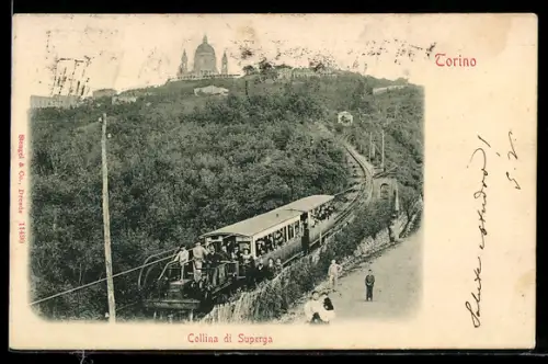 AK Torino, Collina di Superga, Bergbahn