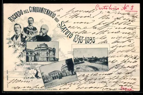 AK Torino, Ricordo del Cinquantenario dello Statuto 1898, Salone dei Concerti