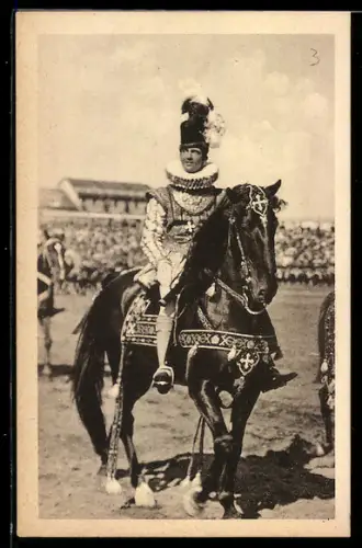 AK Torino, Carosello Storico 1928, Principe Ereditario a cavallo