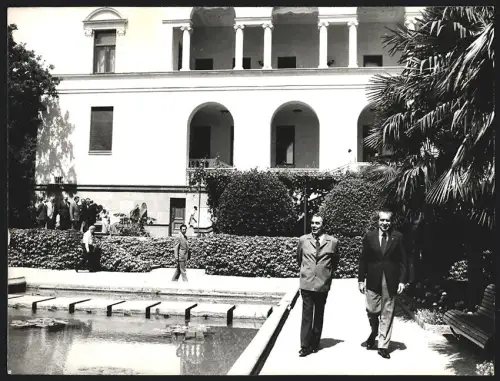 Fotografie Leonid Breschnew und Richard Nixon Präsident der USA, 1974