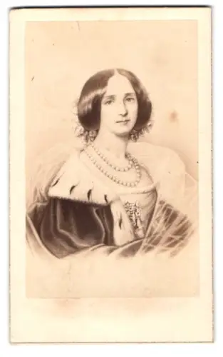 Fotografie Neurdein, Paris, Rue des Filles St. Thomas 8, Augusta von Sachsen-Weimar-Eisnach, Kaiserin von Preussen