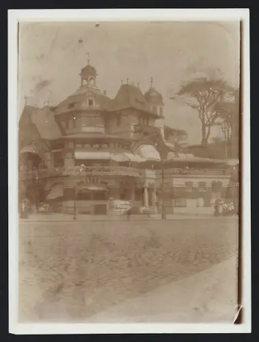 Fotografie unbekannter Fotograf, Ansicht Hamburg, Strasse vor der Seewarte