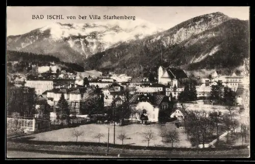 AK Bad Ischl, Ortspanorama von der Villa Starhemberg