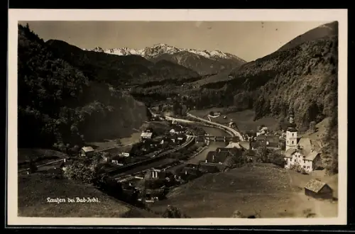 AK Bad-Ischl, Laufen aus der Vogelschau