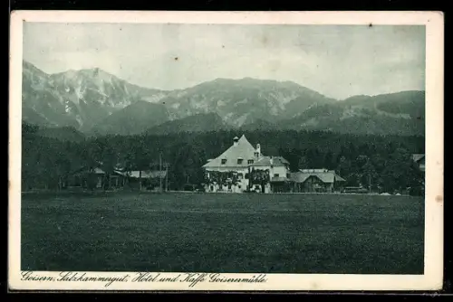 AK Goisern /Salzkammergut, Hotel Goiserermühle K. Schenner