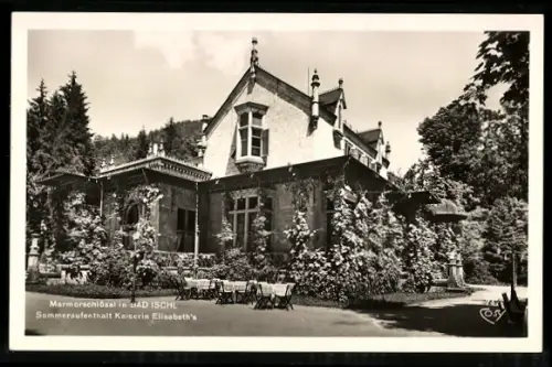 AK Bad Ischl, Marmorschlössl im Kaiserpark