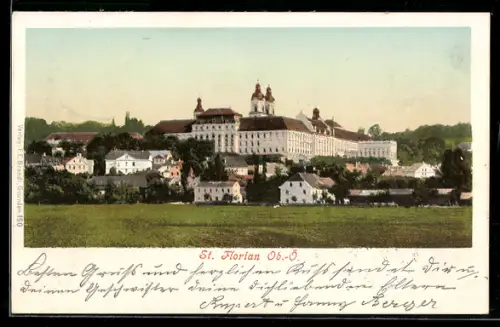 AK St. Florian /Ob.-Ö., Stiftsanlage mit Kirche