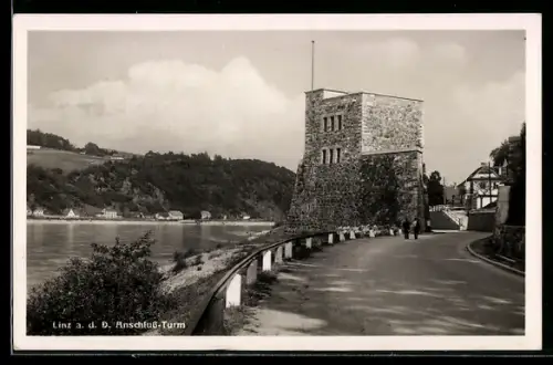 AK Linz a. d. D., Anschluss-Turm