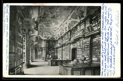 AK St. Florian, Bibliothek im Stift