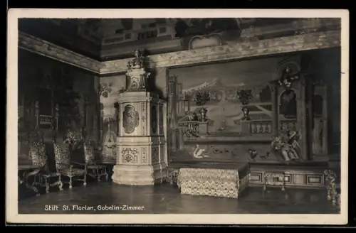 AK St. Florian, Gobelin-Zimmer im Stift