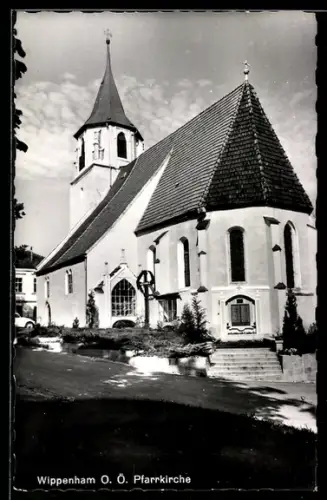 AK Wippenham /O. Ö., Pfarrkirche