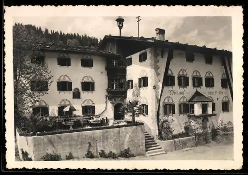 AK Oberau, Gasthof-Pension Kellerwirt
