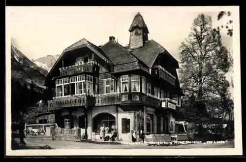 AK Innsbruck, Hungerburg Hotel Pension zur Linde