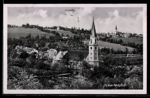 AK Scharten, Blick auf die Kirche