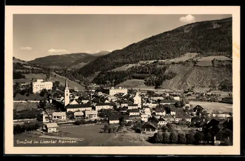 AK Gmünd im Liesertal, Teilansicht mit Kirche
