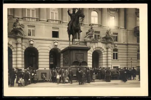 AK Wien, Kriegsministerium mit Strassenpartie